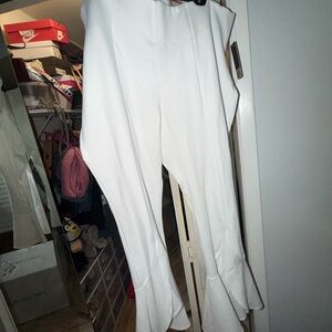 Investments Crisp White Flare Pants